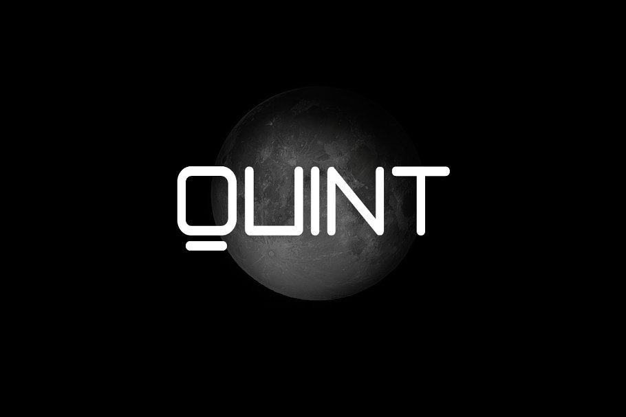 Przykład czcionki Quint